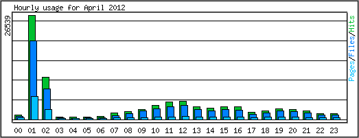 Hourly usage