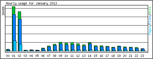 Hourly usage