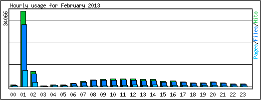 Hourly usage