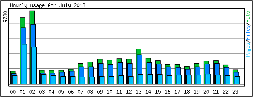 Hourly usage