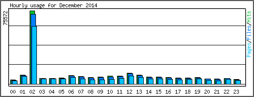 Hourly usage
