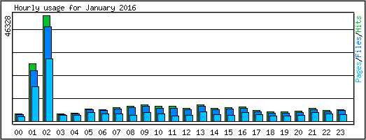Hourly usage